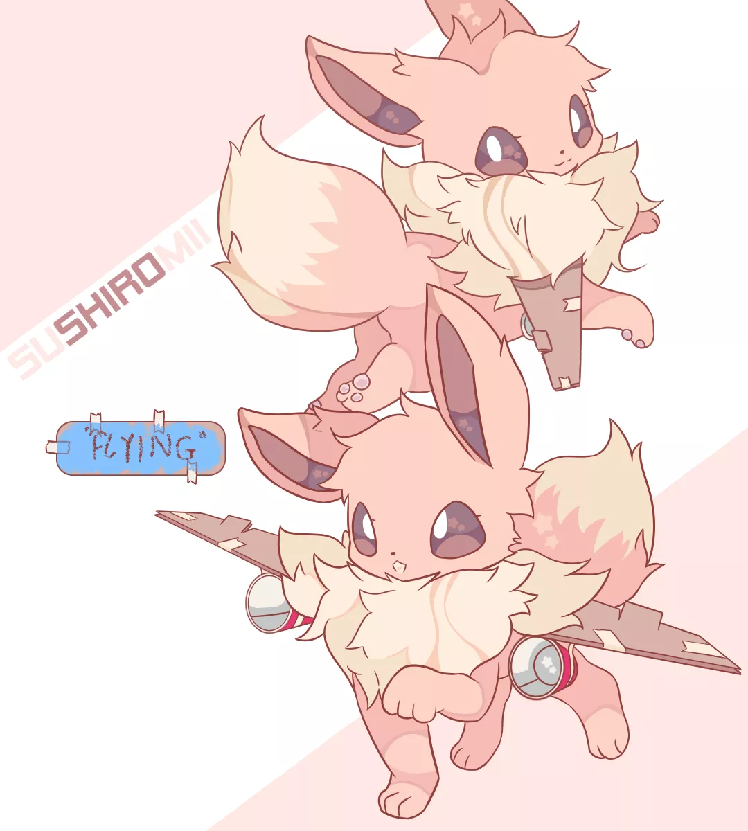The New Flying Type Eeveelution - Art by Me :)