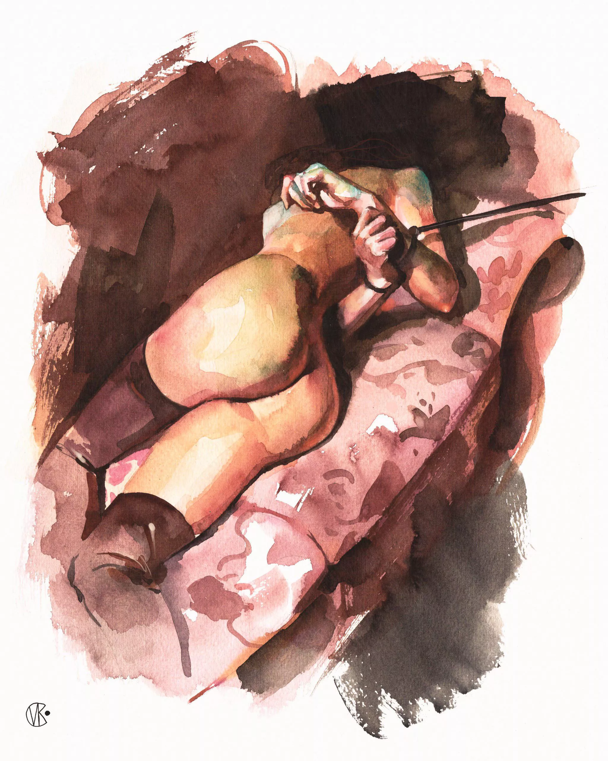 Untitled , me, watercolour