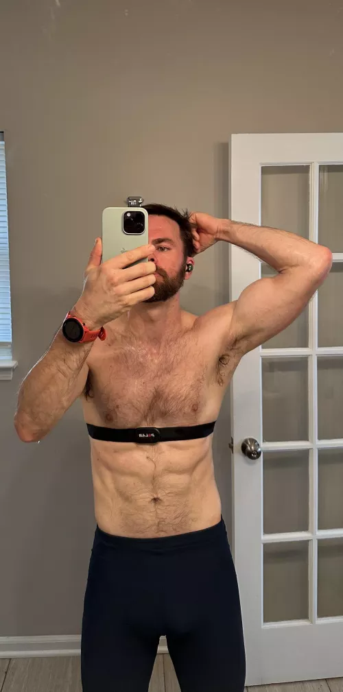 Wish I was this sweaty from fuckin’ and not working out