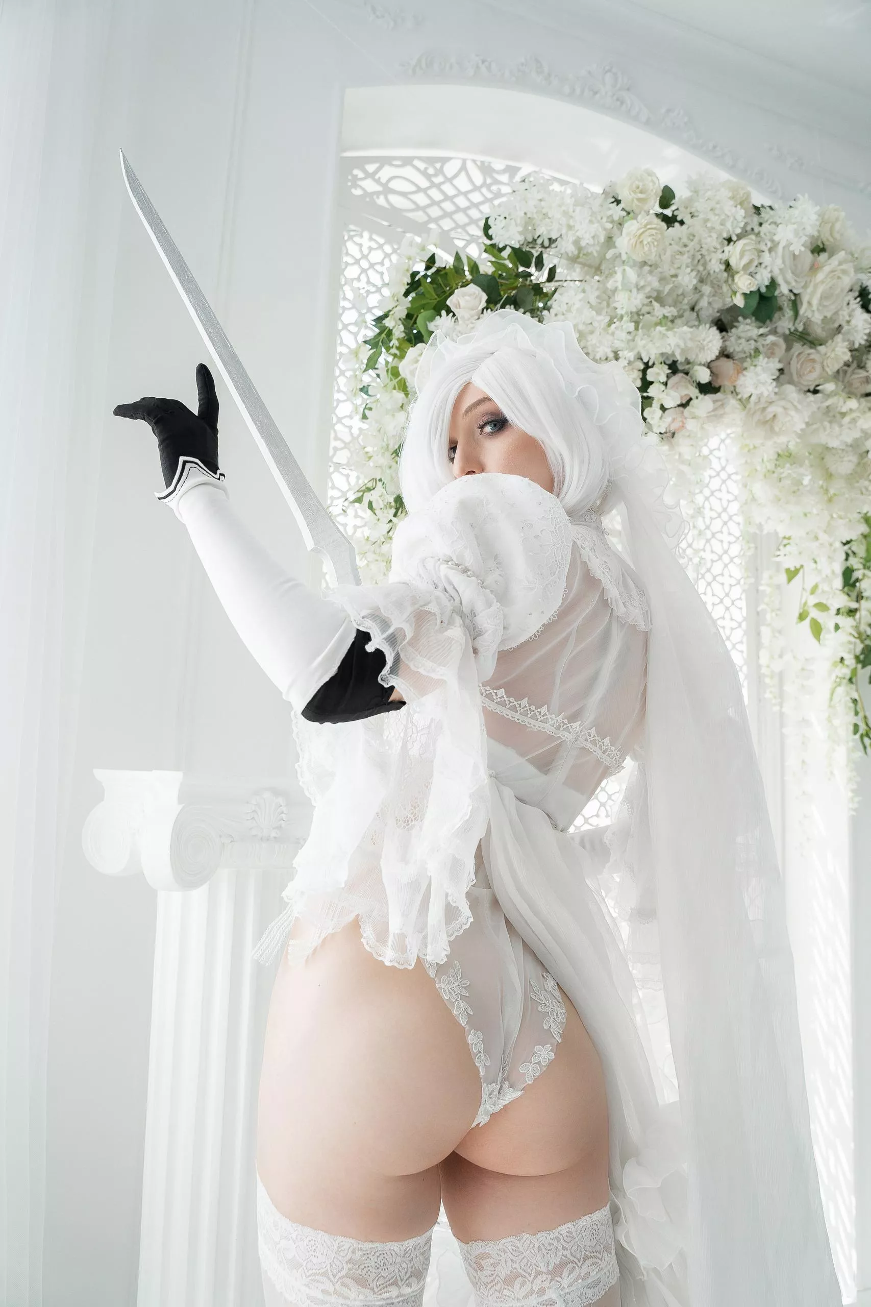 2B bride based on Sakimi-chan art by me