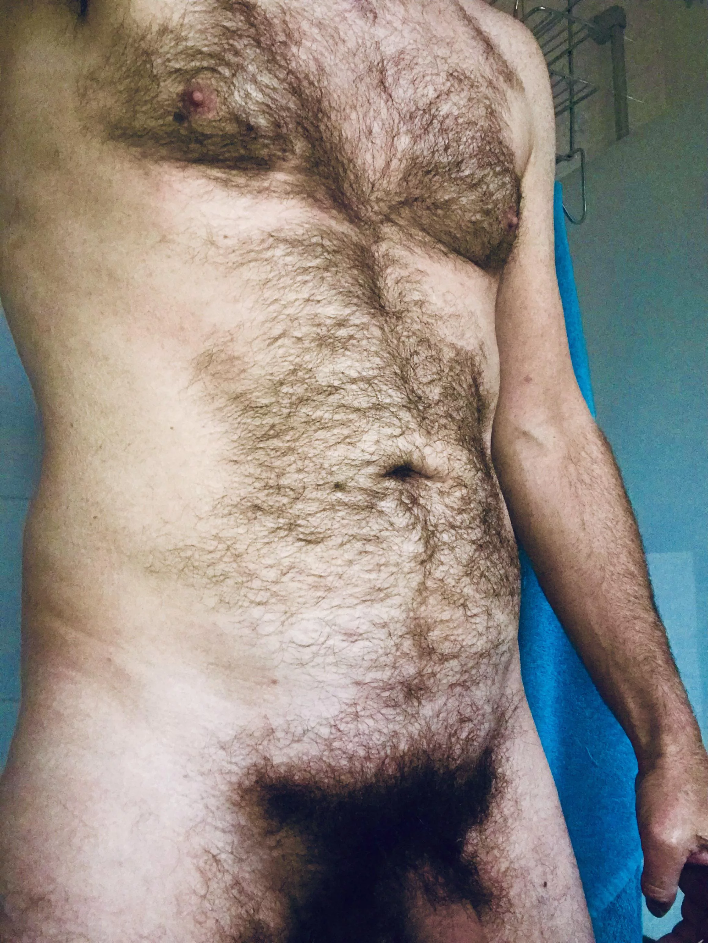(50) Hi everyone. My hairy chest.
