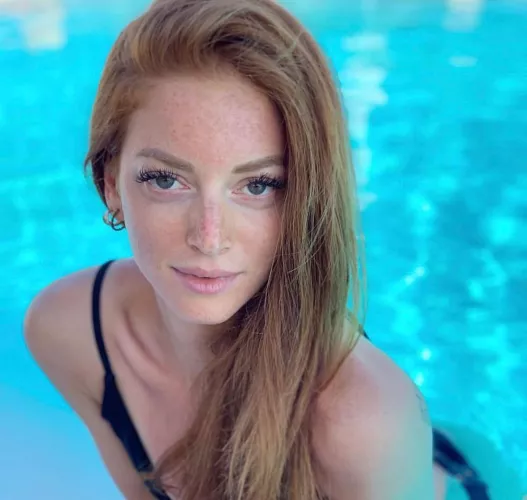 At the swimming pool