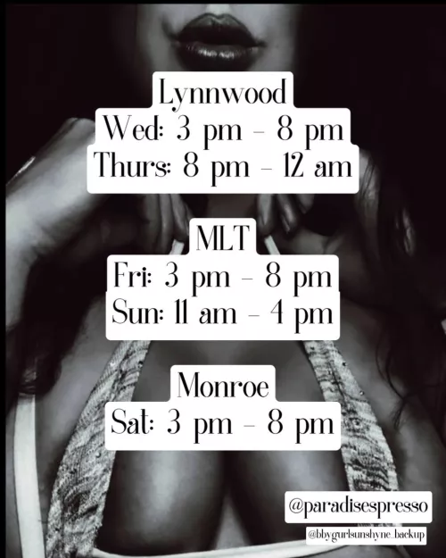 @bbygurlsunshyne_backup come see me this week💋