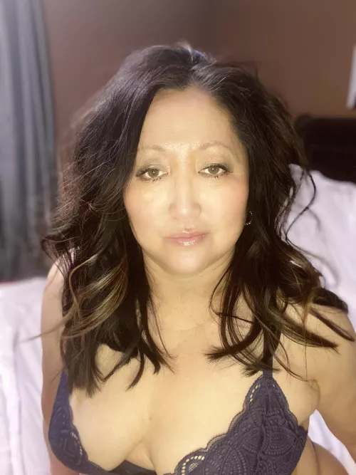 Bedroom hair and milf dress blues