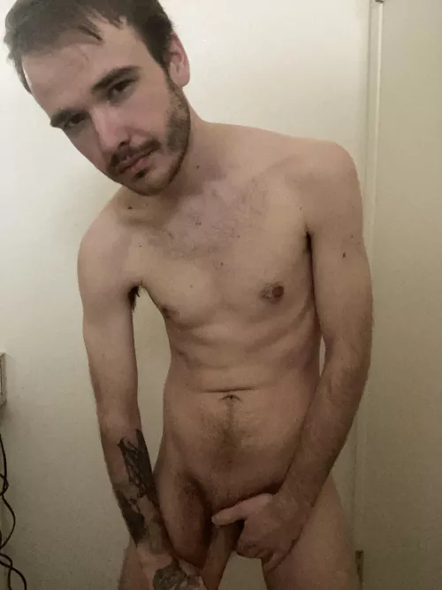 Big soft dick before shower… join?