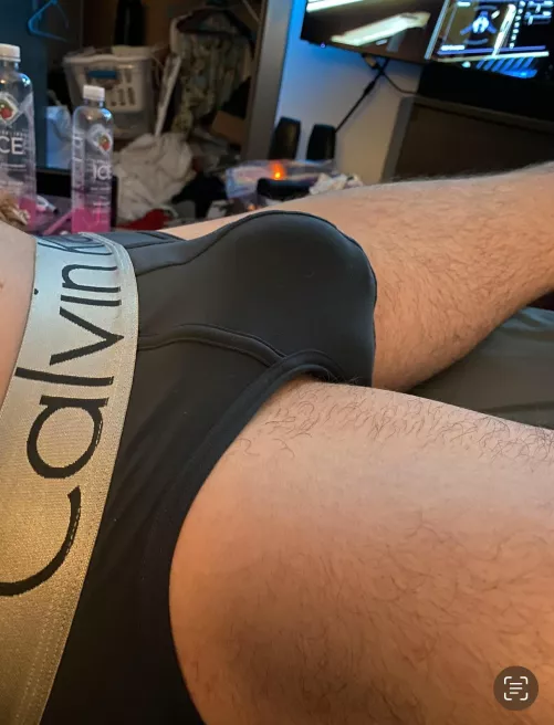 Calvin Klein underwear bulge