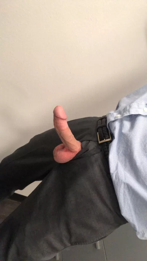 Couldn’t keep it in my pants at work