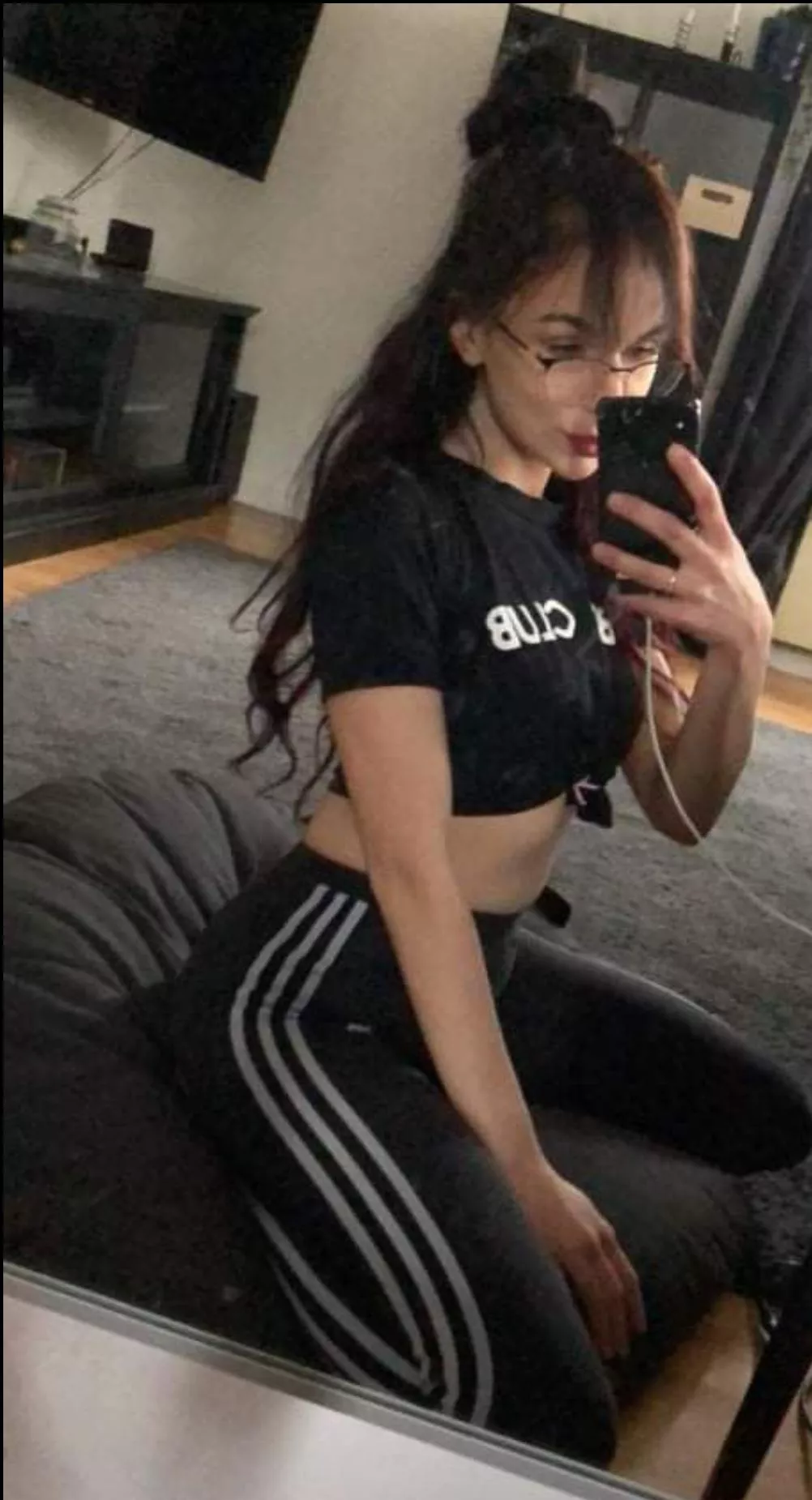 Do u like my new glasses?