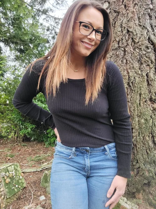 enjoying the outdoors