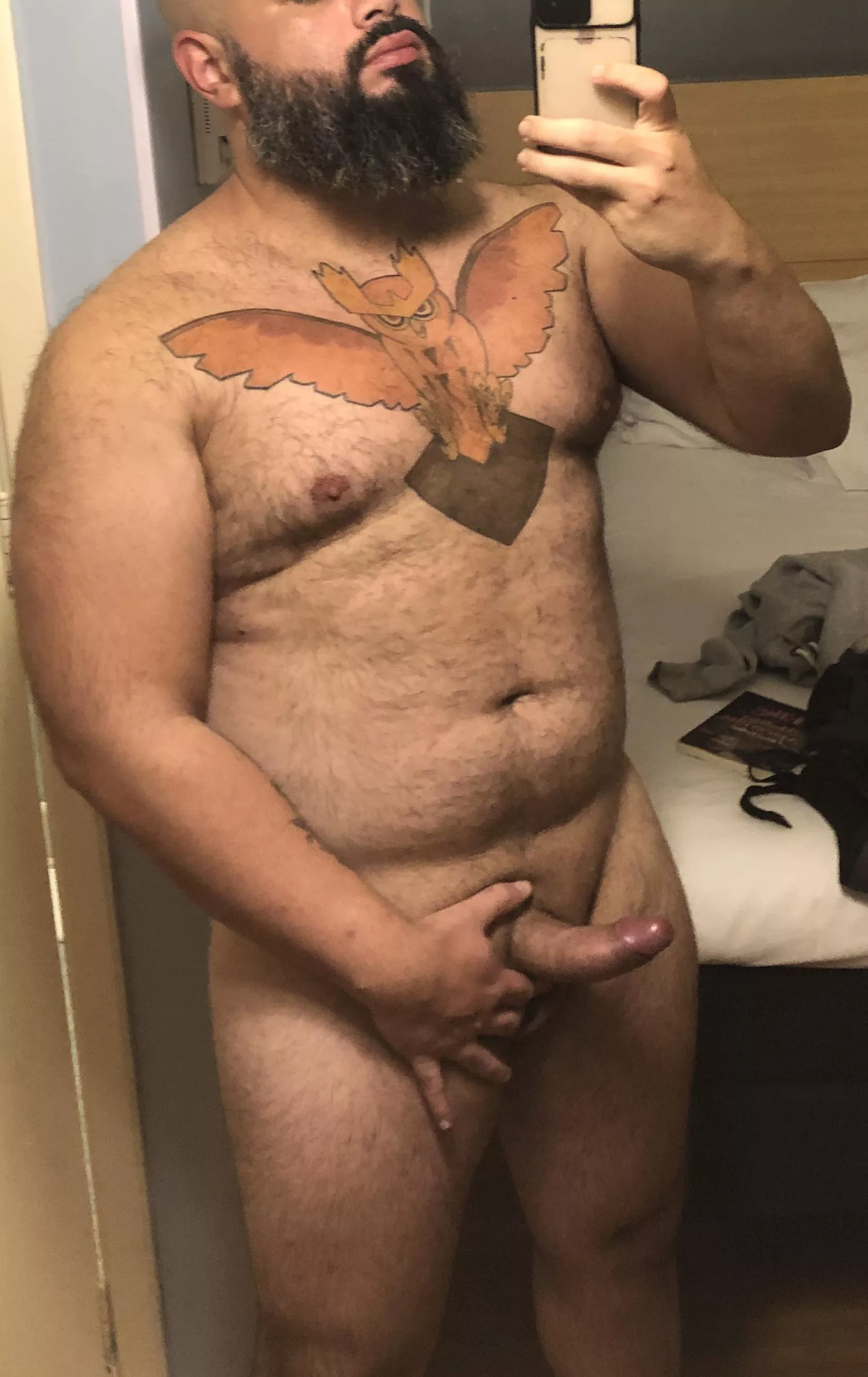 Feeling big and hard.