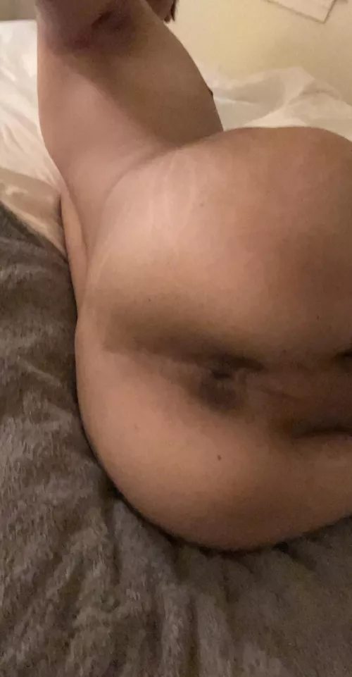 From behind but anyway is fine by me