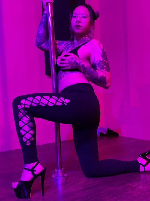 I could dance in these 7-inch heels for you all night