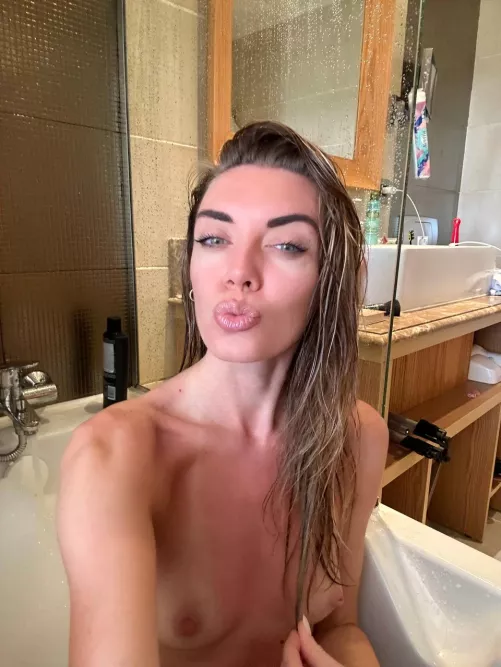 I like to take a bath after hard sex