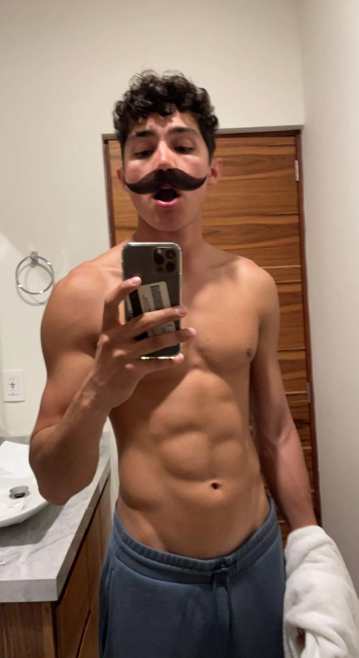 I mustache you a question