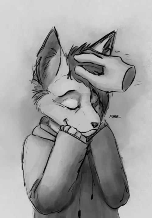 Kitty just wants to be bet (art by me)