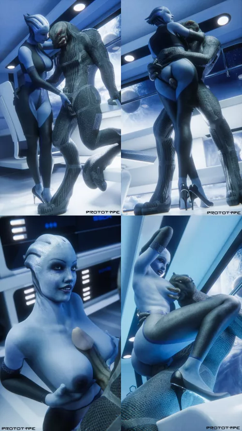 Liara & Arbiter (Prototype) [Mass Effect]