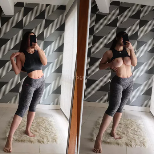 maybe you want to fuck a gym slut like me🥵💦