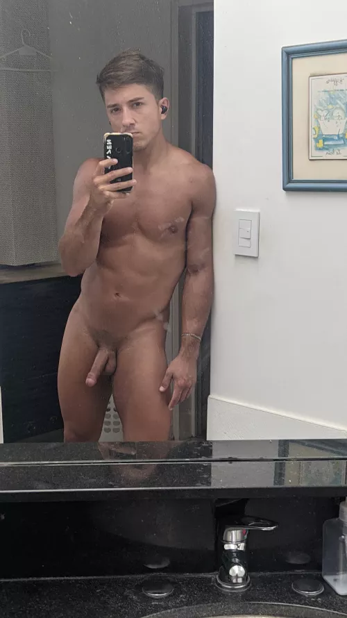 Mirror mirror on the wall, is my cock the hottest of them all??