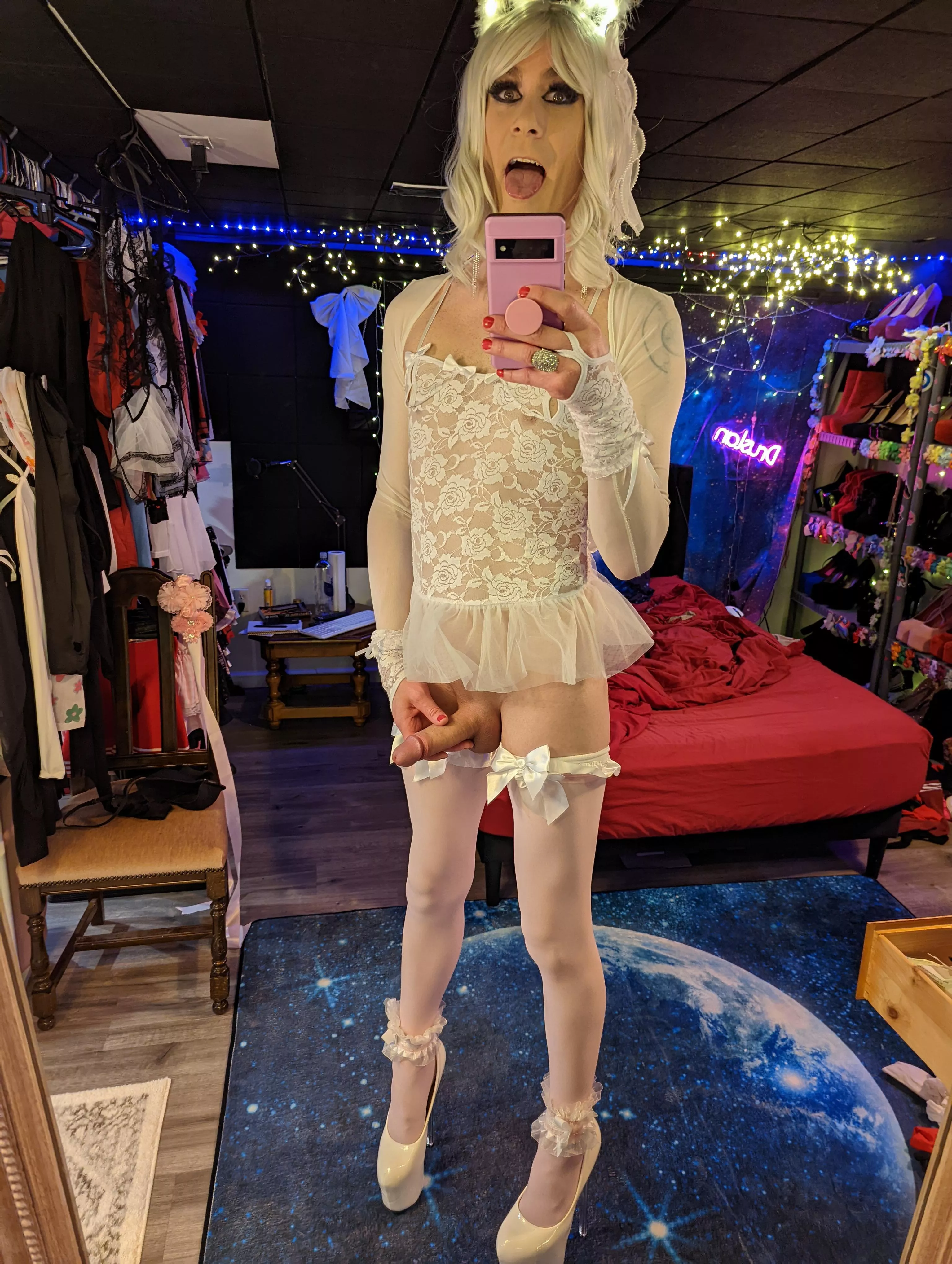 My little sissy bride outfit!