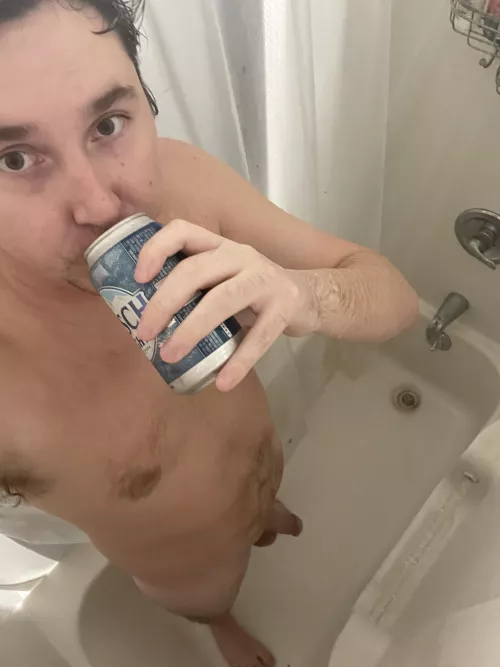 Nothing beats a shower beer after work