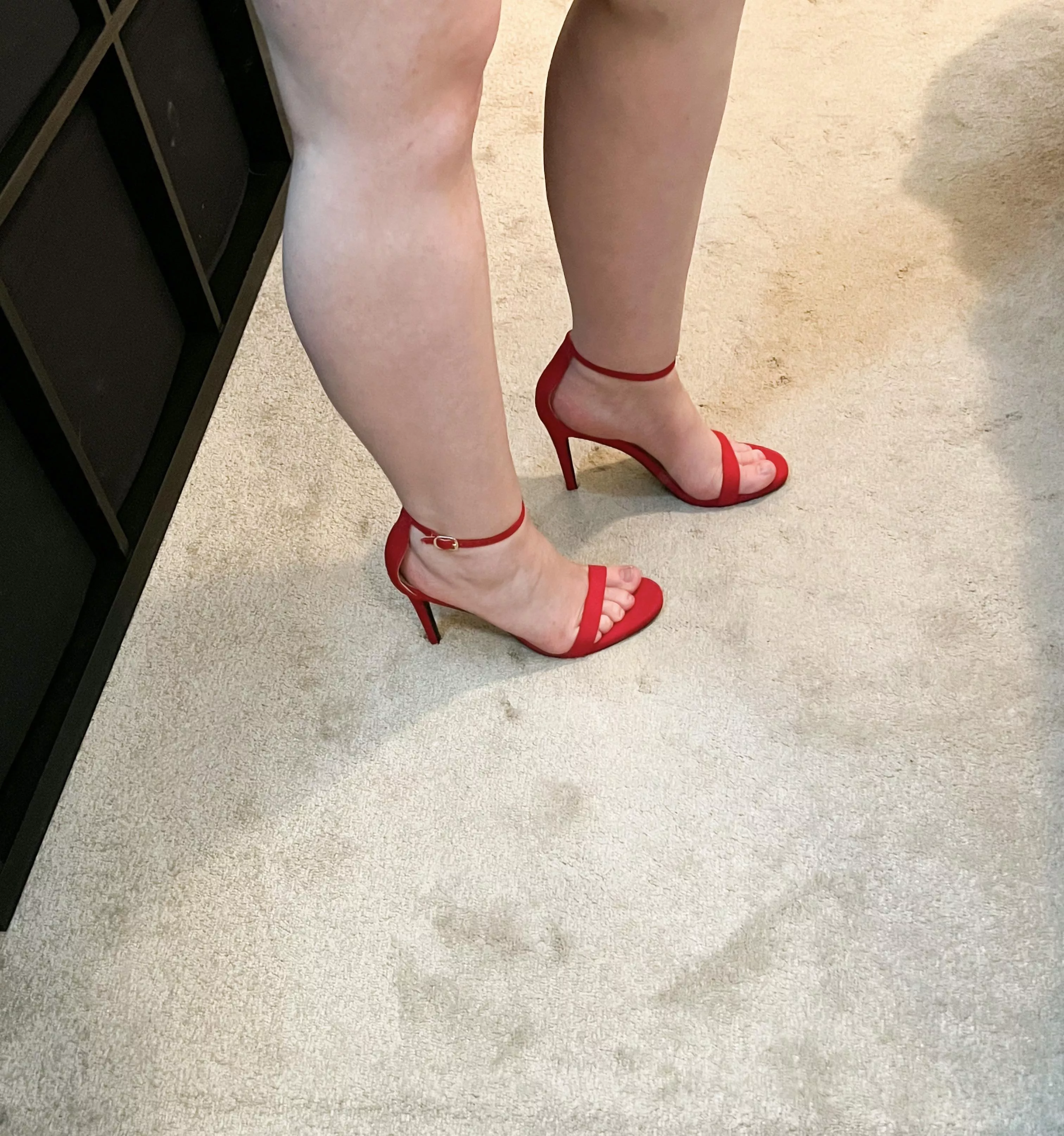 obsessed with red heels