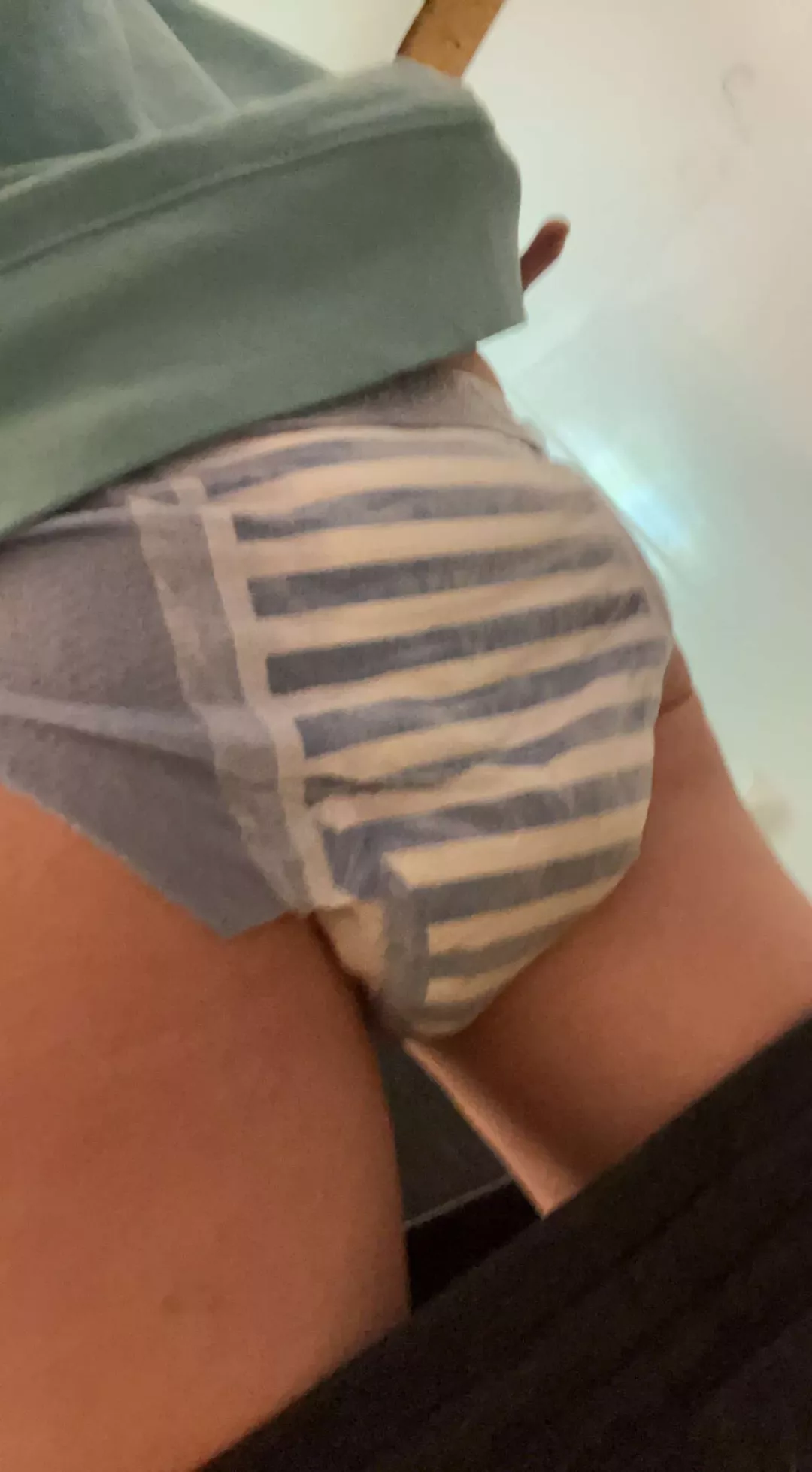 princess is pouting about the blue and now about her messies 😊