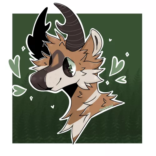pronghorn art ❤️❤️ ( btw commissions still open, dm if interested )