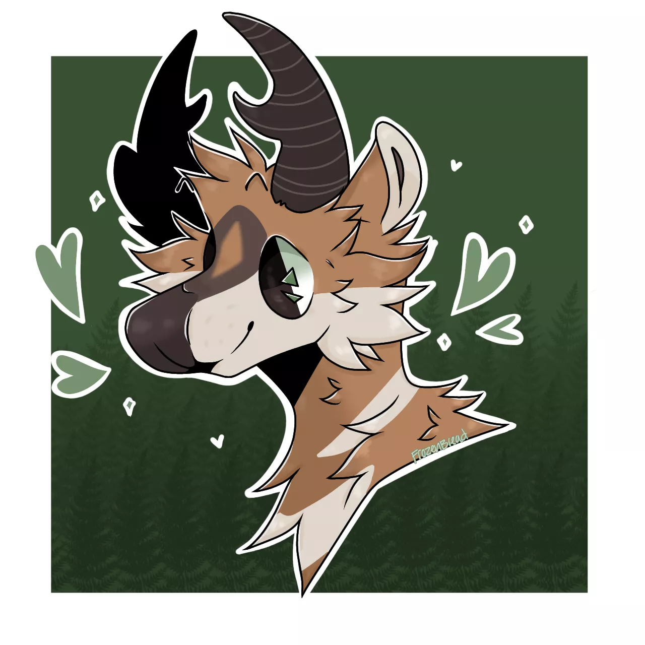 pronghorn art ❤️❤️ ( btw commissions still open, dm if interested )