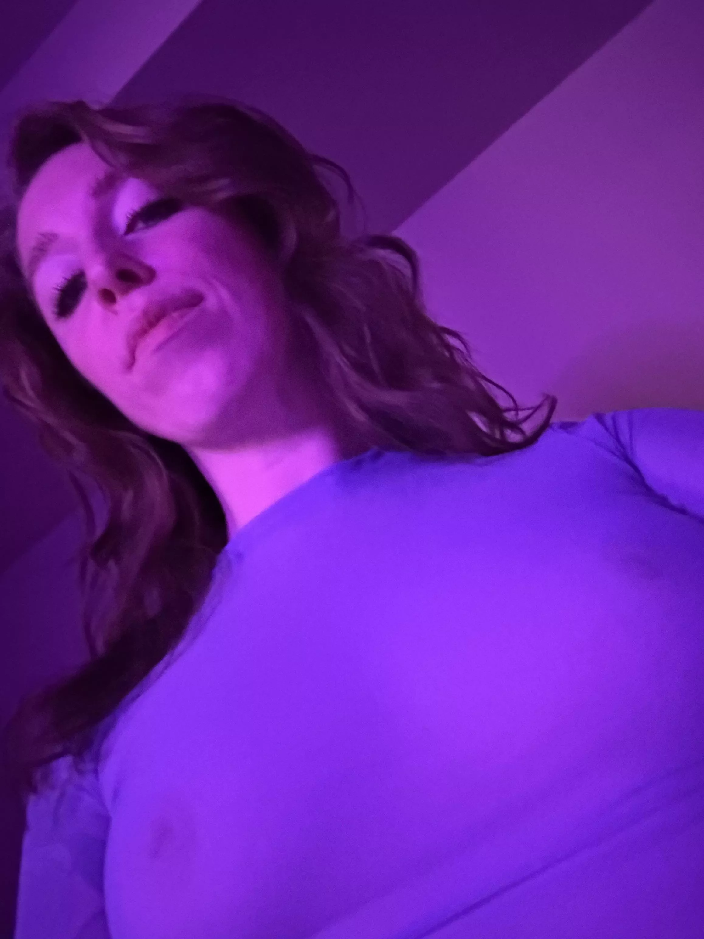 Purple and sheer. A winning combo.