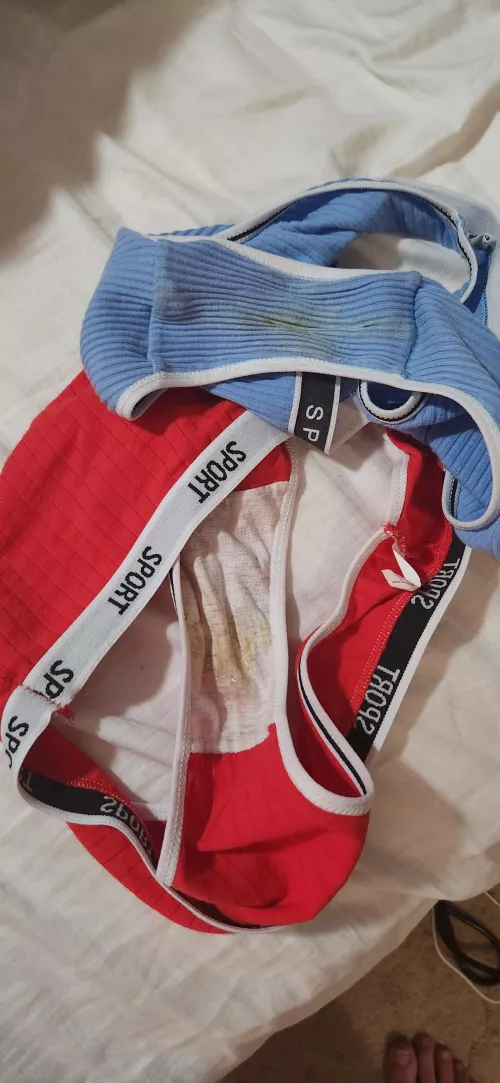 save me from the wash, 1 day wear...want 2, bit of orgasm juice