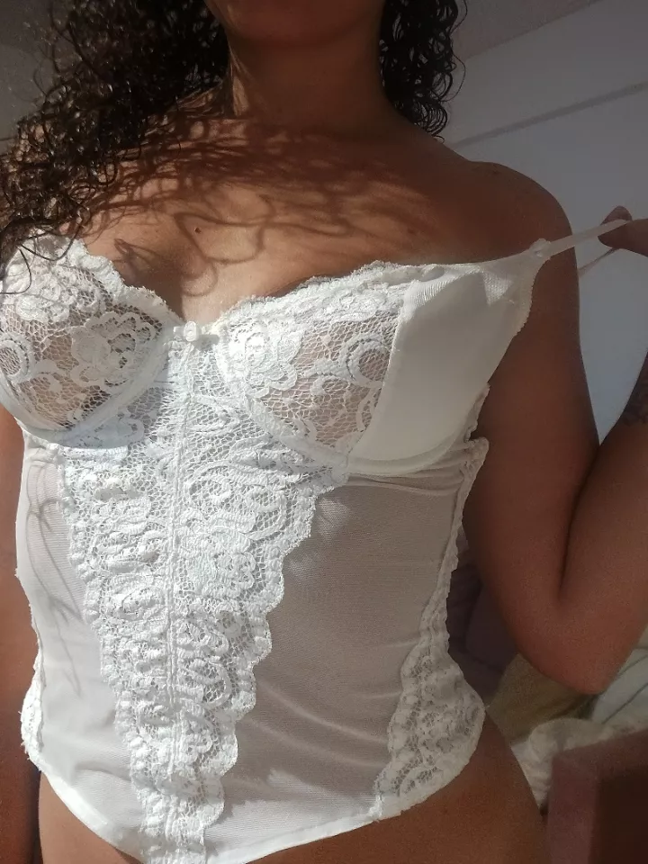the white lace...