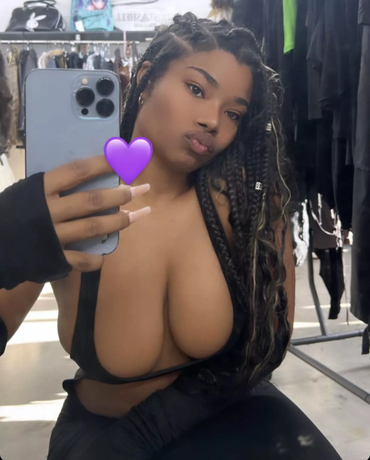 Titties ready to fall out