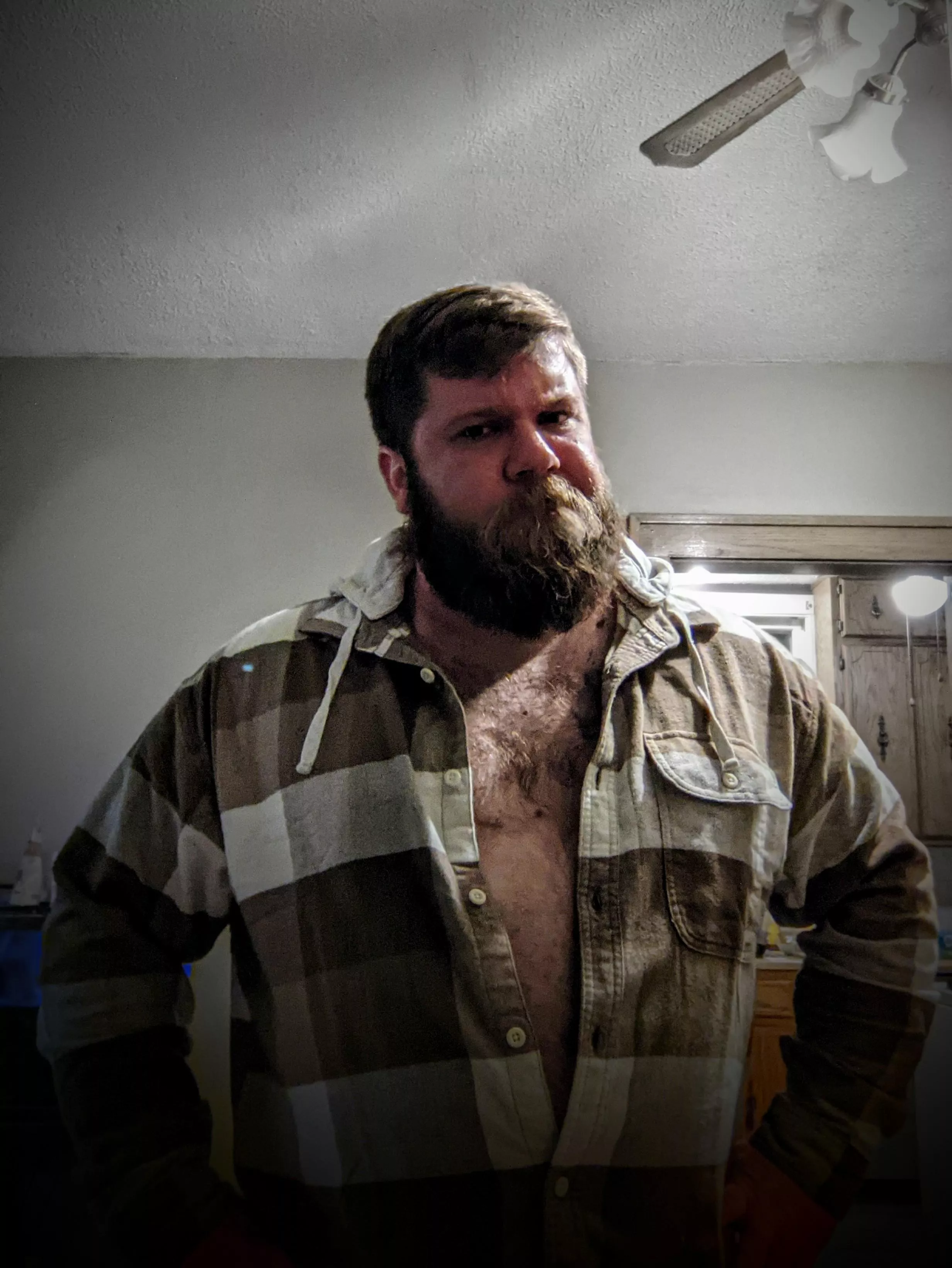 Totally digging my new flannel I got for my birthday