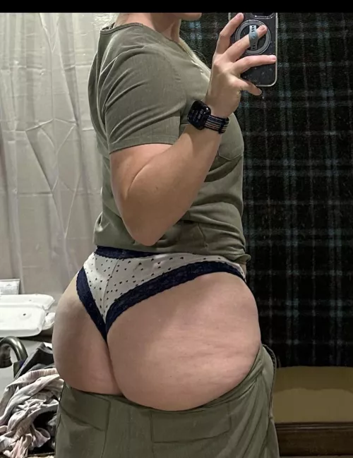 Trying to fit all this ass in here...