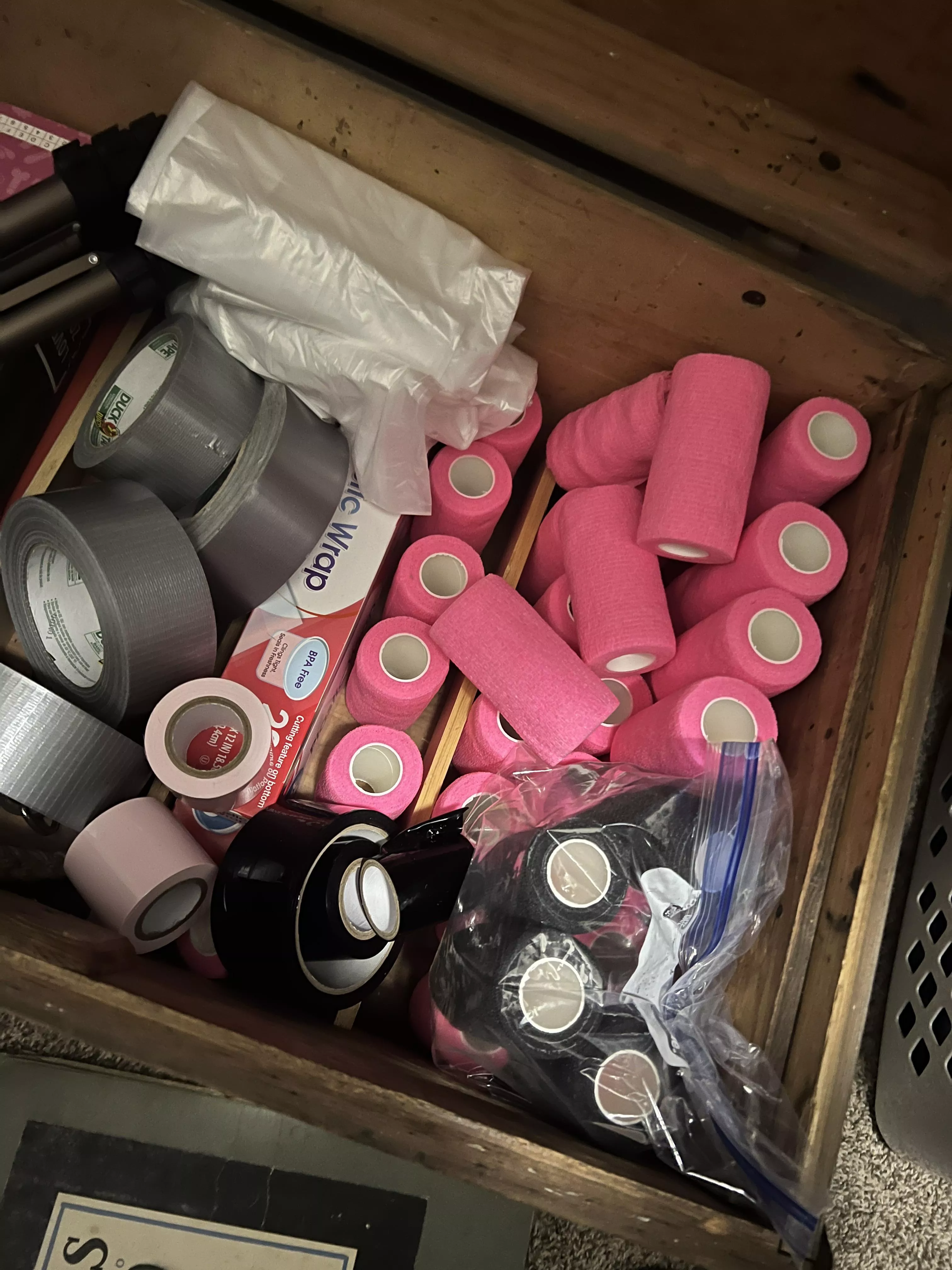 What would you choose this eve? Could also nylon belts, leather shackles, paper, or a combo. Hmmm