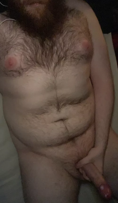 What would you do if you woke up next to this chubby morning wood?