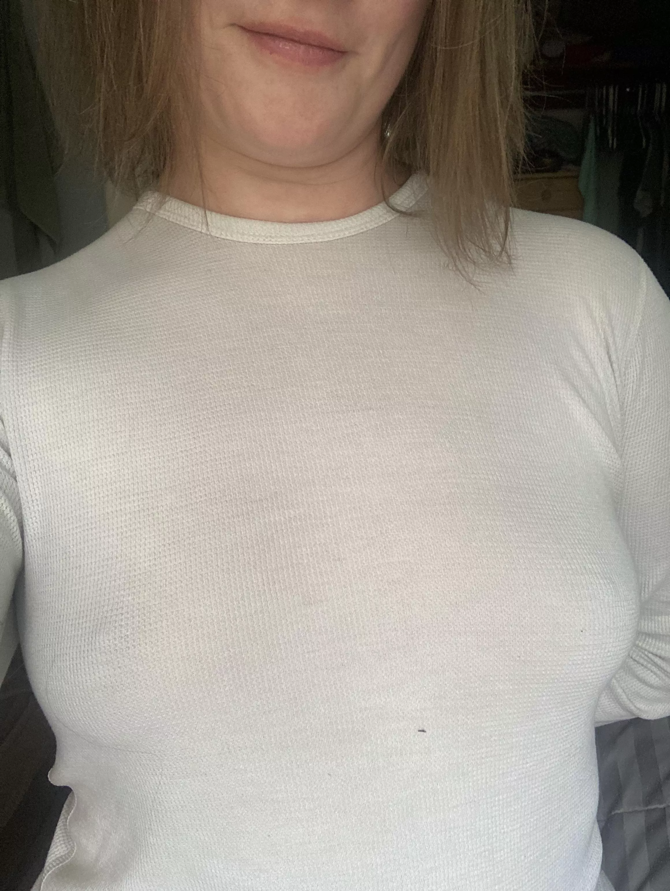 White thermal and bra free