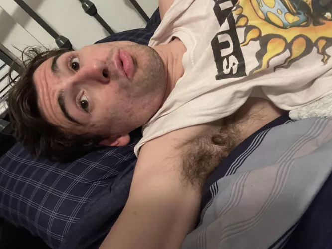 Who else looked at that armpit?