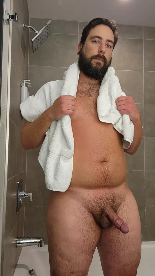 Won't you help me towel off?