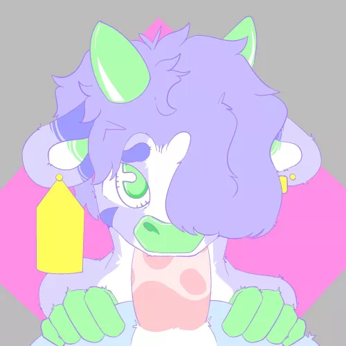 Would you let him have a little suck~ (art by me)