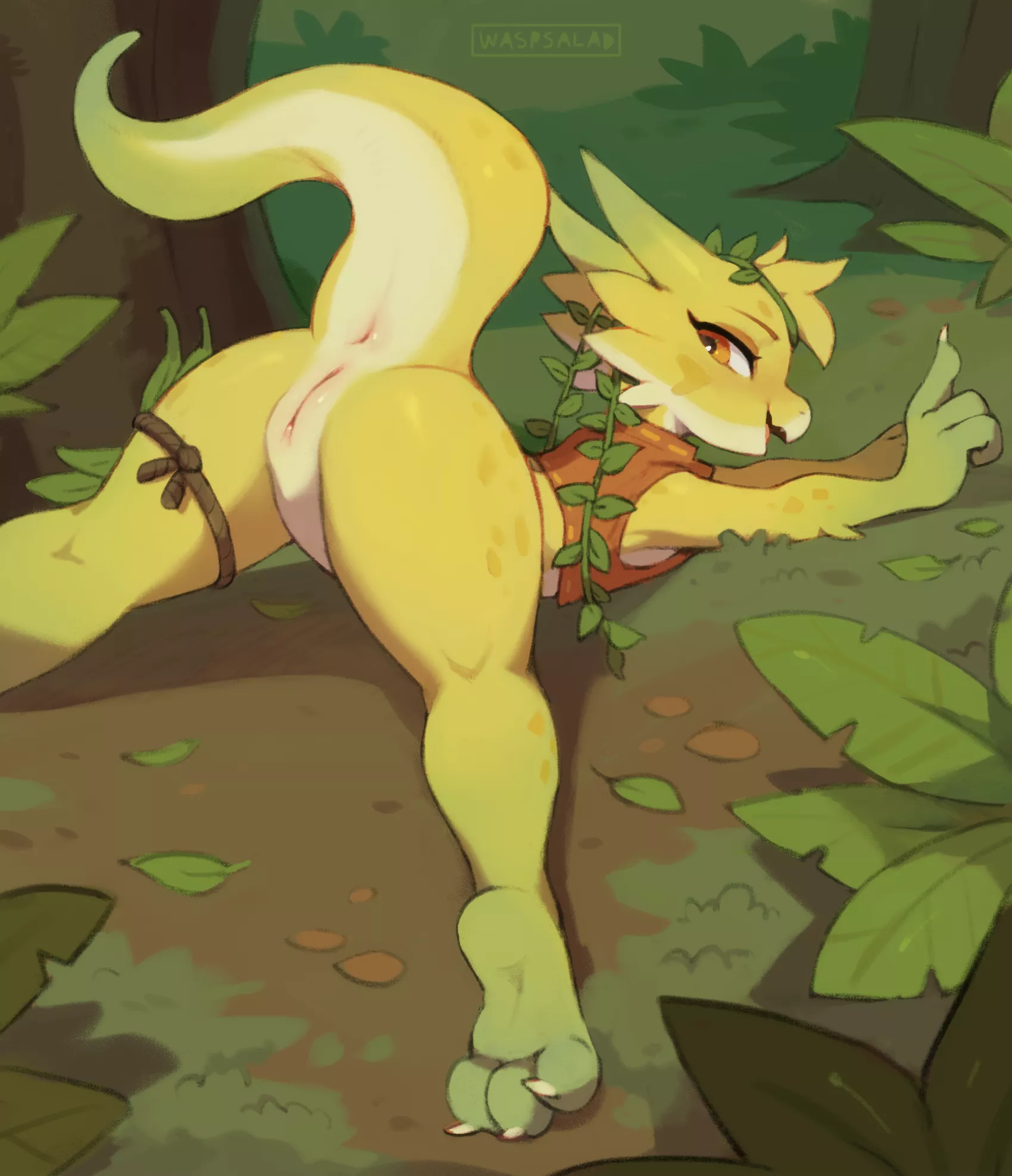 you stumble across a kobold in the woods [F] (waspsalad)