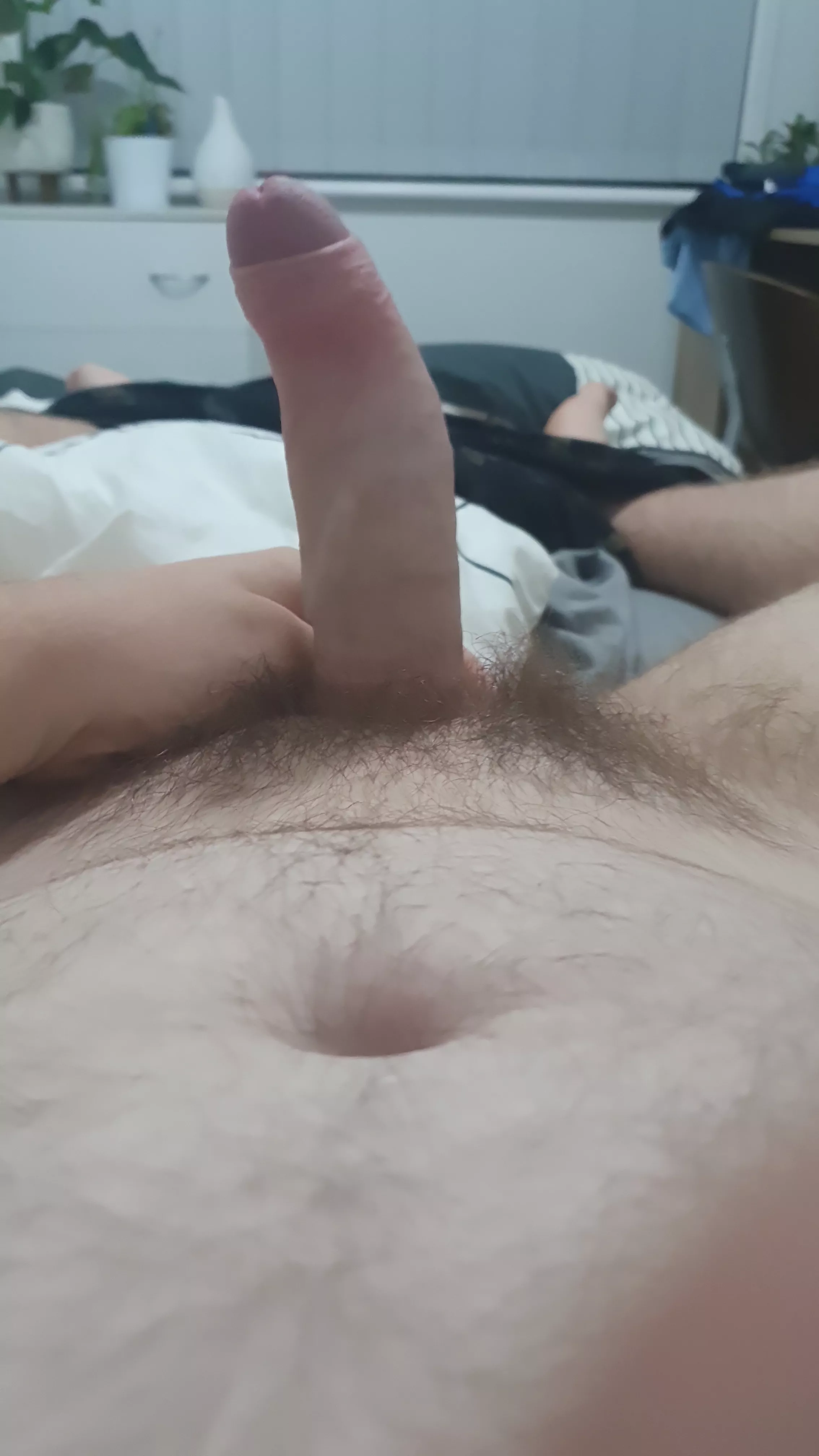 18m. lying in bed. pretty horny. into anything and anyone. hmu ;)