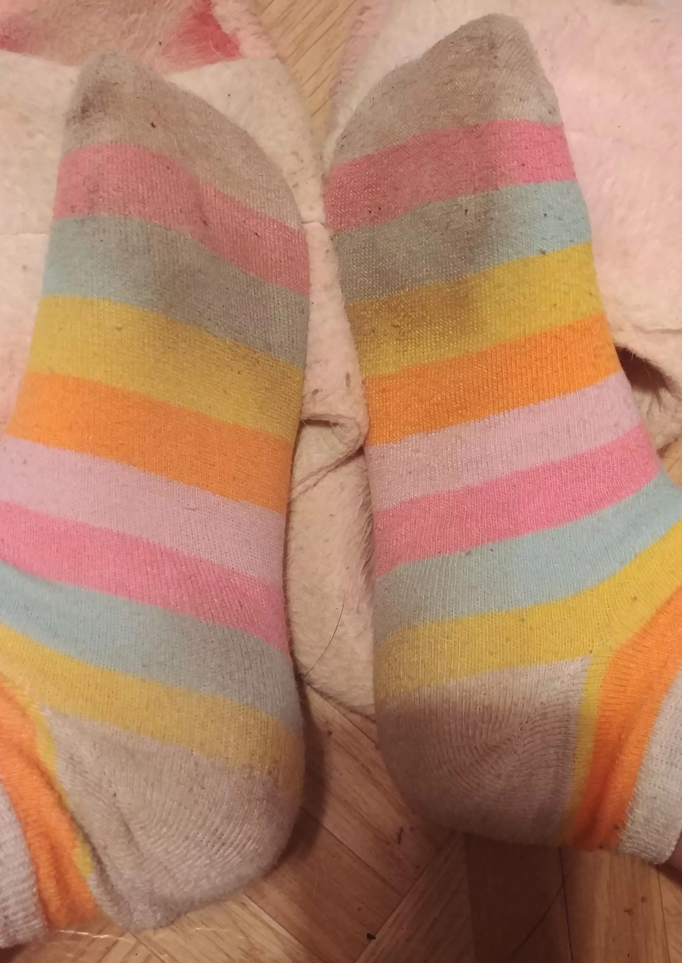 8 day worn socks for sale! $35 including US shipping. Message me to get them shipped today :)