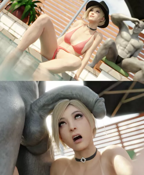 Ada poolside (Stephanie) [Resident Evil]