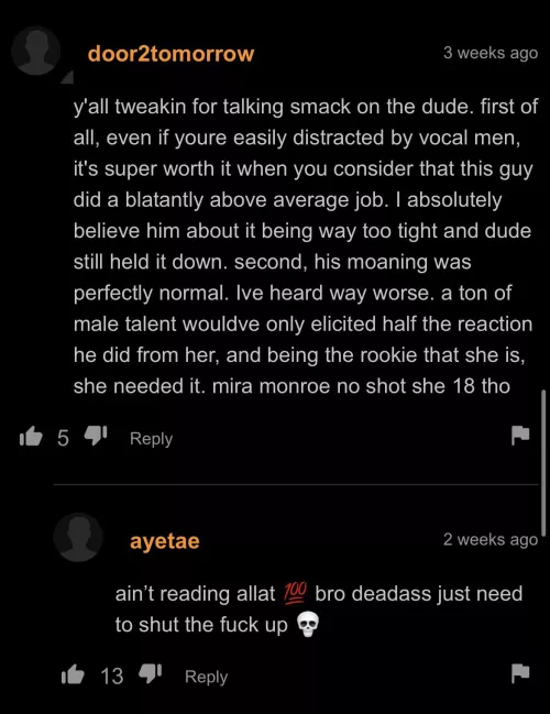 ain’t reading allat 💯