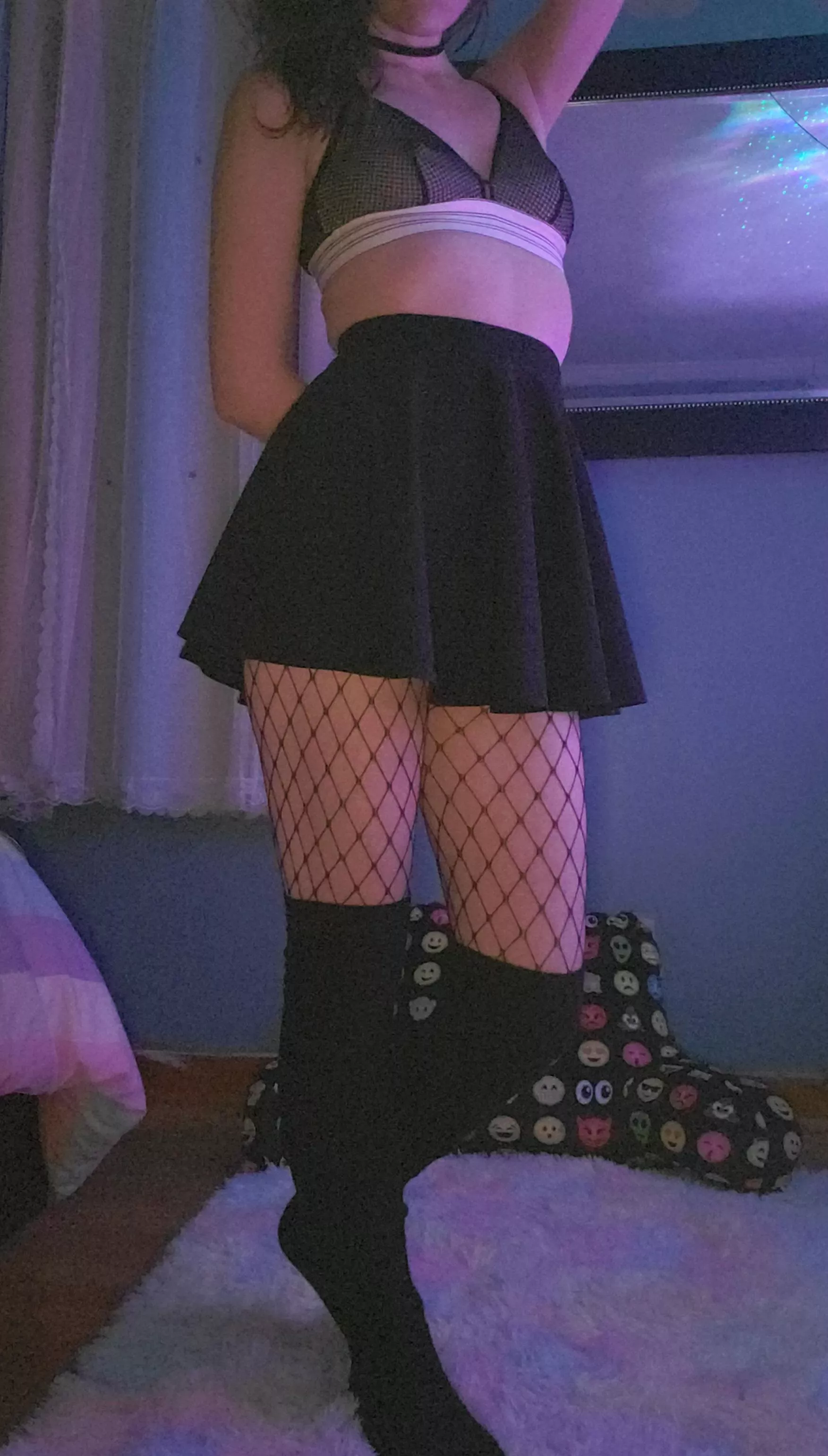 always fun with fishnets😈