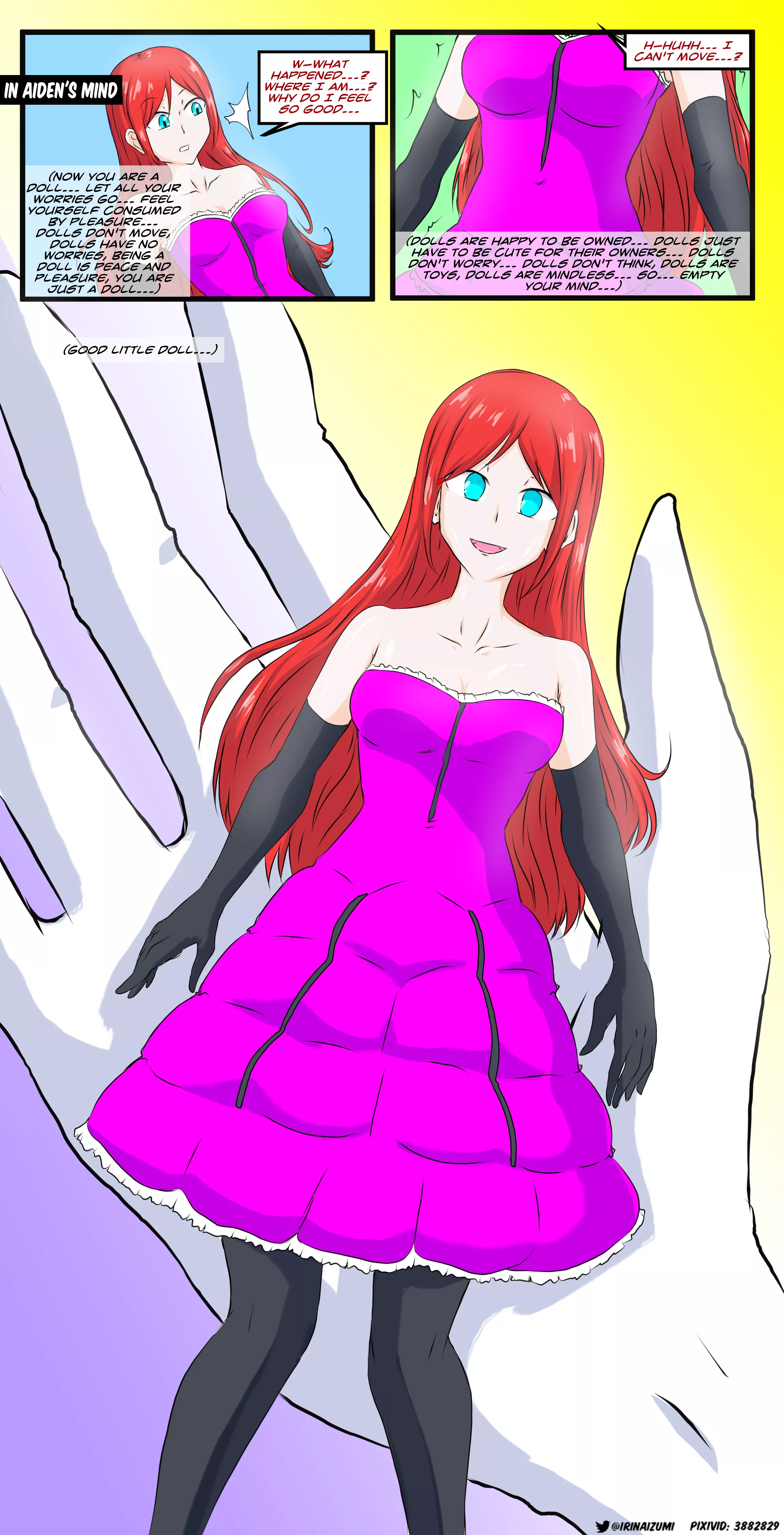 Boy listens to hypnosis audios for stress ends up becoming a woman and then turned into a doll