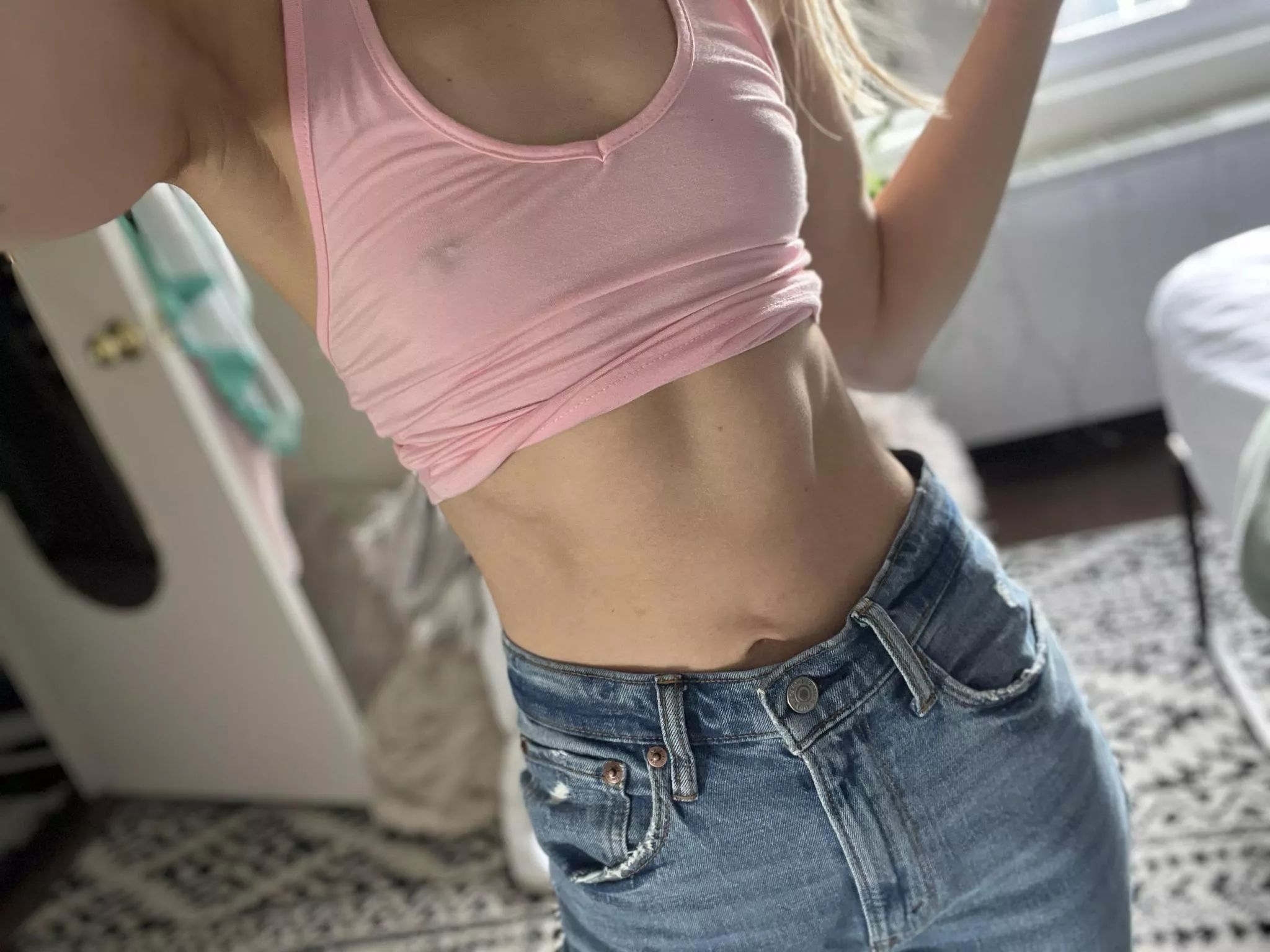 But no one would notice my peircings if I wore a bra!