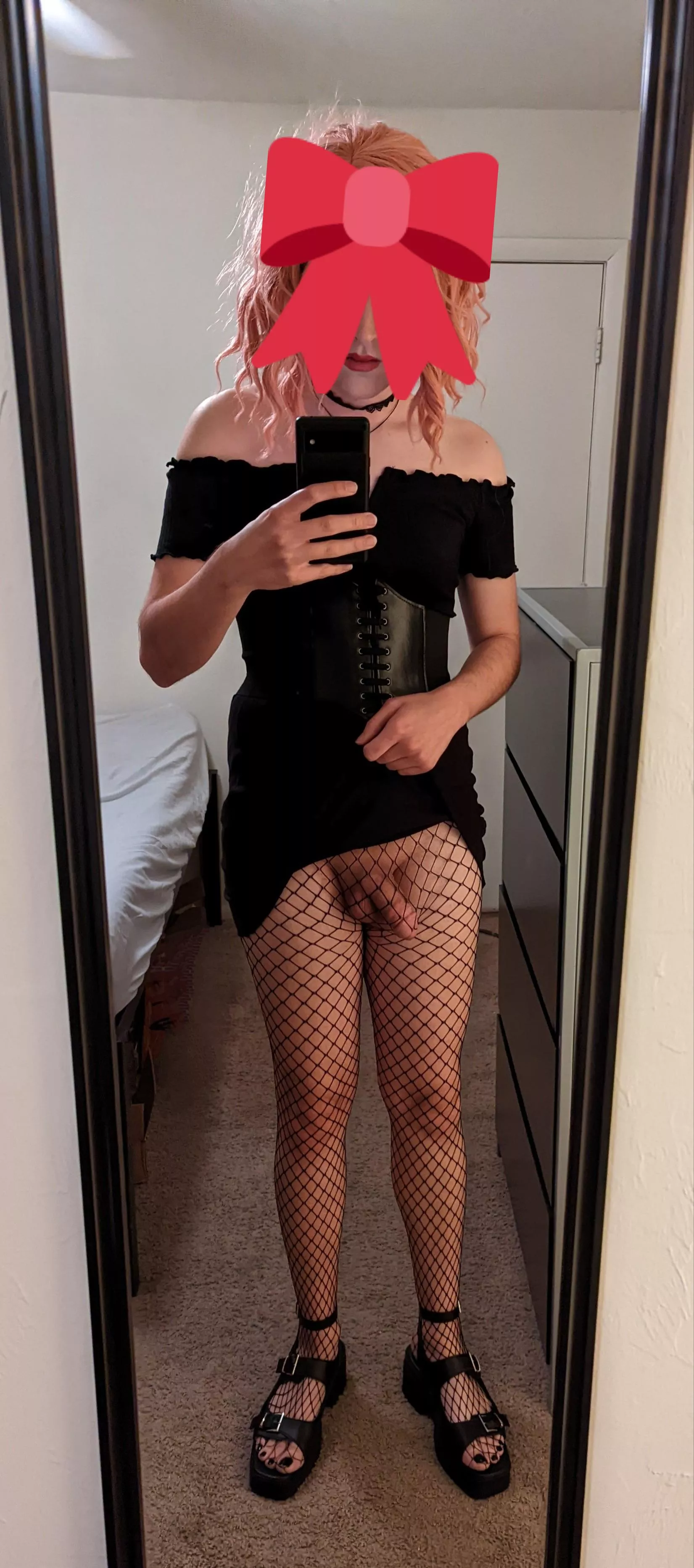 Caught something in my fishnets 😈