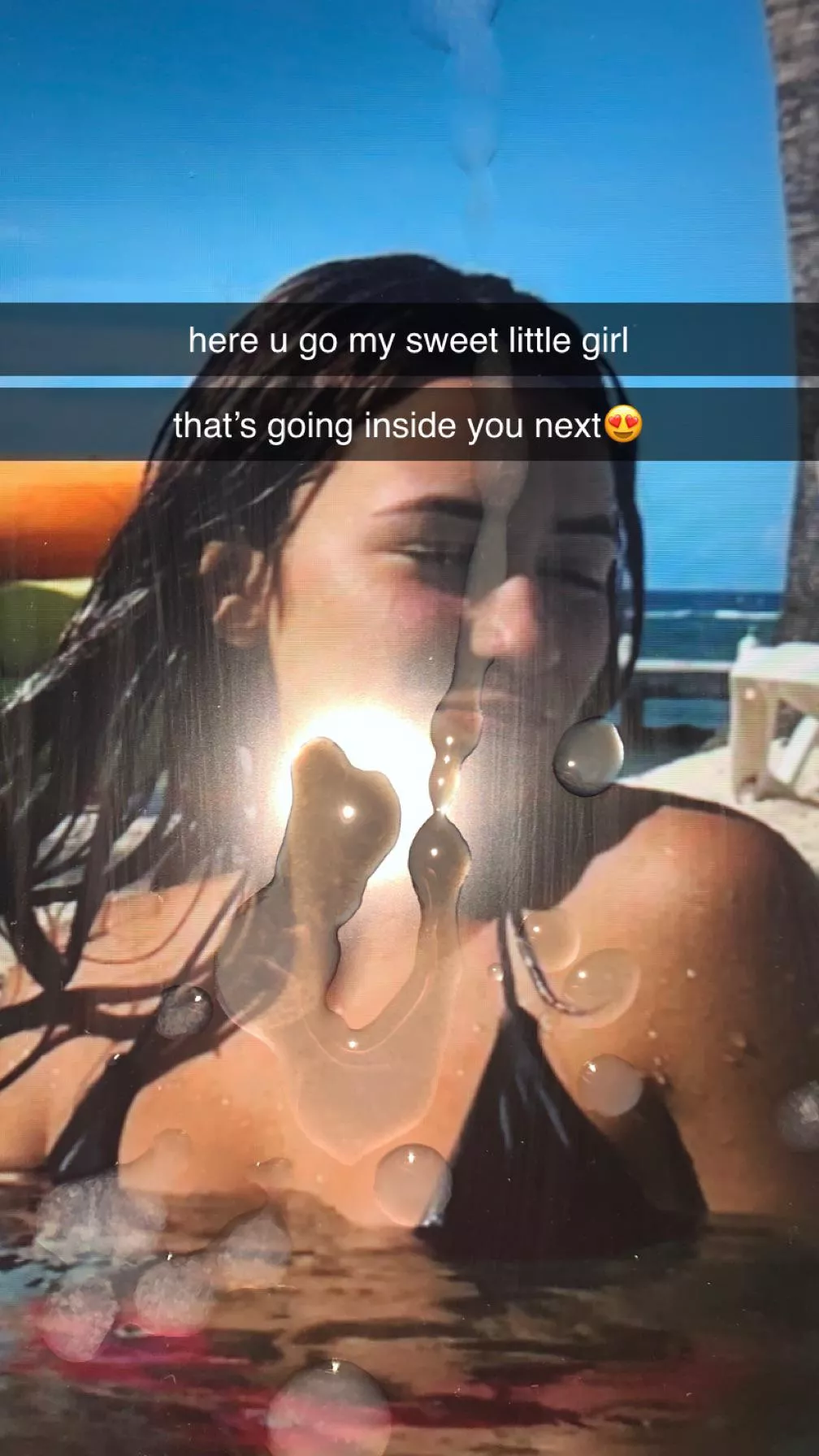 daddy just sent me this. should i be scared? i rlly want all of his thick sperm